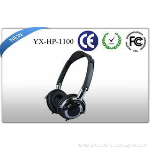 Promotional Gift Black Red White Wired stereo headphones wi